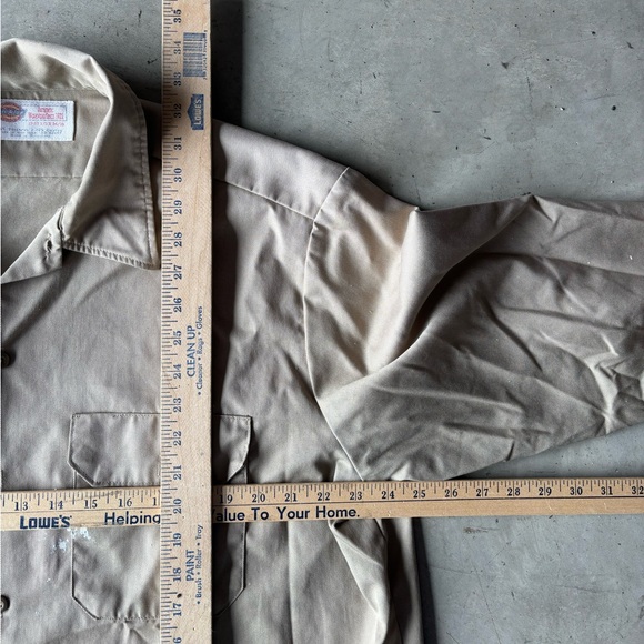 Vintage 90s Dickies Button Up Workwear Shirt | Size XL - Picture 4 of 4